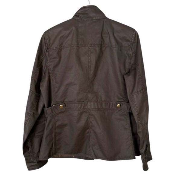 J. Crew Downtown Military Utility Field Jacket in Olive Green Brown Size Large - Picture 3 of 11